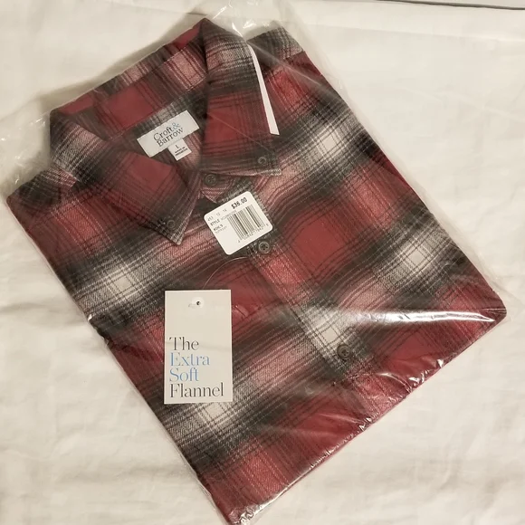 Croft & Barrow Extra Soft Flannel Shirt - Picture 5 of 5
